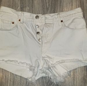 Levi's 501 cut off shorts